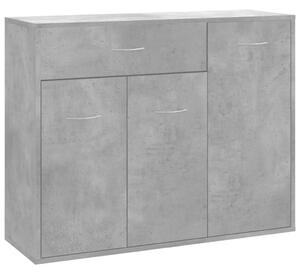 Servantă, gri beton, 88 x 30 x 70 cm, PAL