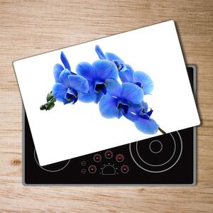 Tocător din sticlă albastru orhidee