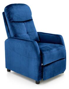 Fotoliu recliner Houston 992, Albastru inchis, Tapiterie, 103x64x84cm, 25 kg