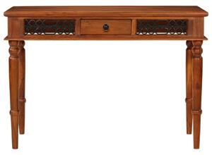 Birou cu sertar, 110x50x76 cm, lemn masiv de acacia
