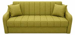 Canapea ALEX extensibila, 3 locuri, cu lada de depozitare, stofa bej, 220x90x90 Galben Mustar