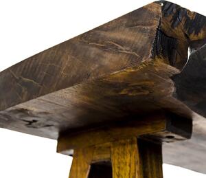 Consola Malao, 100% lemn, nuc, 89x79x34 cm
