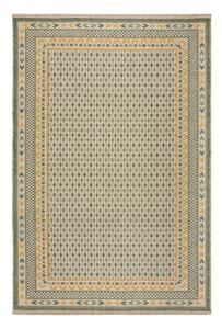Covor verde din amestec de iută 200x290 cm Mara Jute Border – Flair Rugs