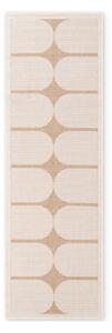 Covor tip traversă pentru interior și exterior bej/fildeș 80x250 cm Duet Bowen – NORTHRUGS