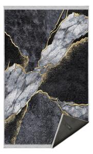 Covor negru 80x150 cm – Mila Home