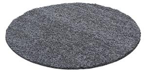 Covor gri închis rotund ø 200 cm Life – Ayyildiz Carpets
