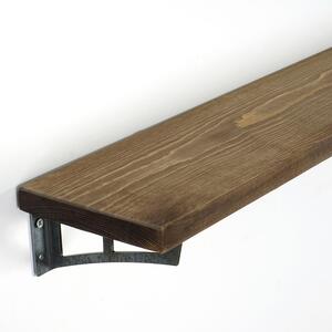 Raft LAM019, 100% lemn, nuc, 60x8x16 cm