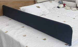 Bariera separatoare pat, L 189 x h 26 cm, Gri inchis