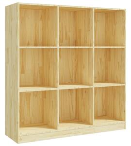 Bibliotecă/Separator cameră, 104x33,5x110 cm, lemn masiv pin