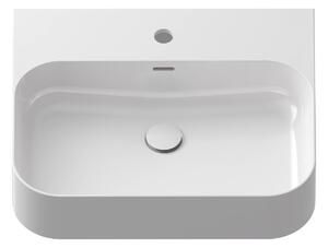 Ravak Ceramic lavoar 55.3x45.2 cm dreptunghiular clasică alb luciu XJX01155000
