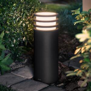 Philips Hue Lucca lampă cu soclu LED, negru, inteligentă, reglabil, Negru, Metal, Modern