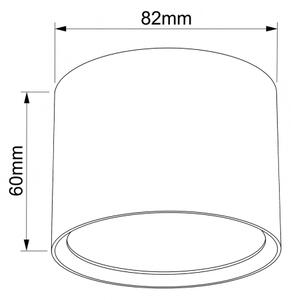 BRILAGI - Corp spot pentru baie SMOOTH 1xGX53/15W/230V 60x82 mm finisaj stejar IP54