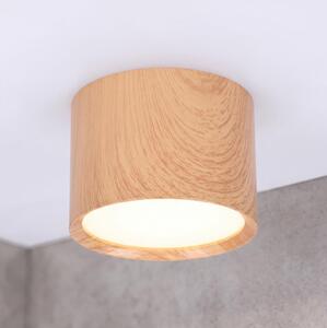 BRILAGI - Corp spot pentru baie SMOOTH 1xGX53/15W/230V 60x82 mm finisaj stejar IP54