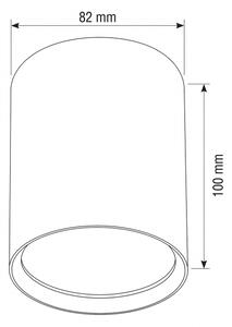 BRILAGI - Spot SMOOTH LONG 1xGX53/15W/230V 60x82 mm 100x82 mm decor stejar