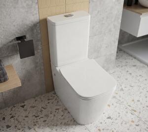 Erga Jotta, vas combinat WC 640x365x820 mm, Rimless + scaun toaleta, alb lucios, ERG-V03-JOTTA-RIM-WH