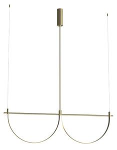 MAXLIGHT P0689 - Lustră suspendată pe cablu VICTORIA LED/40W/230V CRI 90 aurie