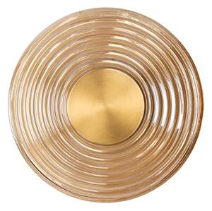 MAXLIGHT W0475 - Aplică de perete LED LEONARDO LED/8W/230V auriu/bej fumuriu
