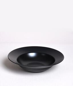 Farfurie adanca 275KRM1703, negru, gresie ceramica 100%, 26x26x8 cm
