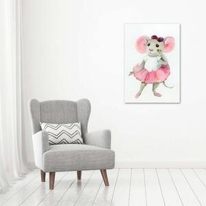 Imprimare tablou canvas mouse-balerină