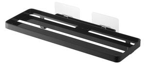 Raft pentru baie negru mat autoadeziv din oțel Film Hook – YAMAZAKI