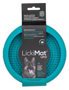 Covoraș de lins pentru animale de companie UFO Turquoise – LickiMat