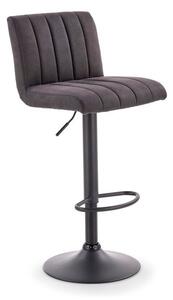 Scaun de bar Houston 970, Negru, Gri inchis, 88x41x48cm, 8.3 kg
