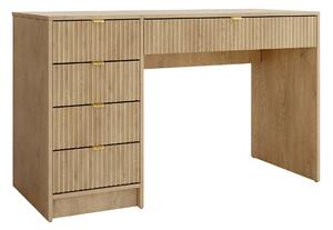 Birou Comfivo Papilio, Stejar Cremona, PAL laminat, MDF, 76x120x55cm, 34 kg