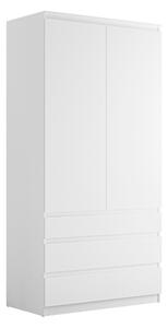 Dulap Comfivo Structor, Alb, 202x100x52cm, 71 kg, Uși dulap: Cu balamale
