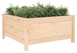 Jardinieră de grădină, 82,5x82,5x39 cm, lemn masiv de pin