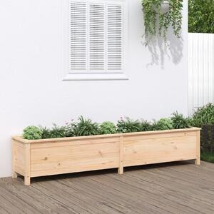 Strat înălțat de grădină, 199,5x40x39 cm, lemn masiv de pin