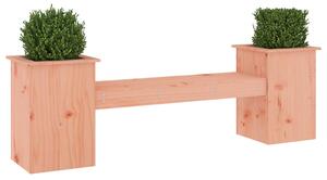 Banchetă cu jardiniere, 184,5x39,5x56,5 cm, lemn masiv Douglas