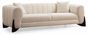 Canapea 3 locuri Sandreo Avni, Alb, 248x70x100 cm