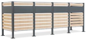 Carcasă pentru 4 pubele de 120l sau 240l Breda CoverTech