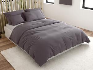 Lenjerie de pat din bumbac DENYX gri Dimensiune lenjerie de pat: 70 x 90 cm | 140 x 220 cm