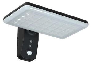 LED lampă solară de perete cu senzor, 15W, 3,2V, 4000K/6000K, IP65, negru