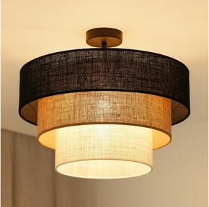 Brilagi - Plafonier ASPEN LUNETA 1xE27/15W/230V pr. 45 negru/bej/crem