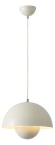 Lustră suspendată pe cablu JARDEN 1xE27/15W/230V, crem
