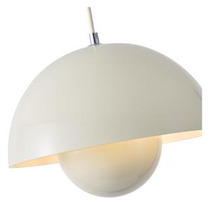 Lustră suspendată pe cablu JARDEN 1xE27/15W/230V, crem