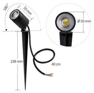LED Corp de iluminat exterior LED/7W/85-264V IP67