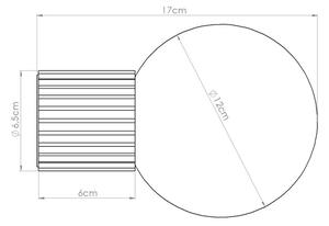 Aplică pentru baie Sollux SL.1717 HALO 1xG9/8W/230V IP44 crem