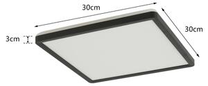 Plafonieră LED dimabilă cu senzor de mișcare ULTRA SLIM LED/18W/230V 30x30 cm + telecomandă