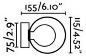 FARO 40086 - Aplică baie PERLA 1xG9/6W/230V IP44