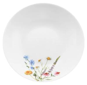 Farfurie adanca 20cm, sticla opal, Bloom