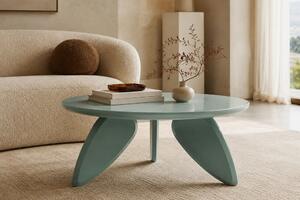 Măsuță de cafea rotundă Lumis 80 cm - verde