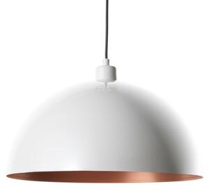 Brilagi - Lustră LED suspendată pe cablu METALO 1xE27/40W/230V diam. 40 cm alb/cupru