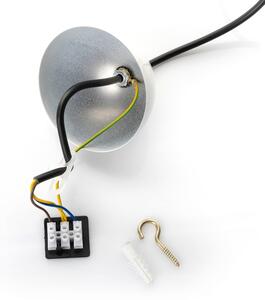 Brilagi - Lustră LED suspendată pe cablu METALO 1xE27/40W/230V diam. 40 cm alb/cupru