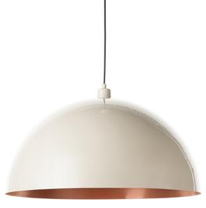 Brilagi - Lustră LED suspendată pe cablu METALO 1xE27/40W/230V diam. 40 cm bej/cupru