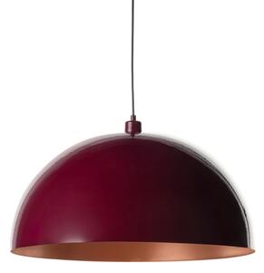 Brilagi - Lustră LED suspendată pe cablu METALO 1xE27/40W/230V diam. 40 cm burgund/aramă