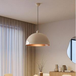 Brilagi - Lustră LED suspendată pe cablu METALO 1xE27/40W/230V diam. 40 cm bej/cupru