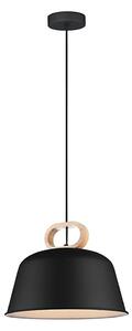 Lustru suspendat pe cablu CLIP 1xE27/40W/230V negru/maro